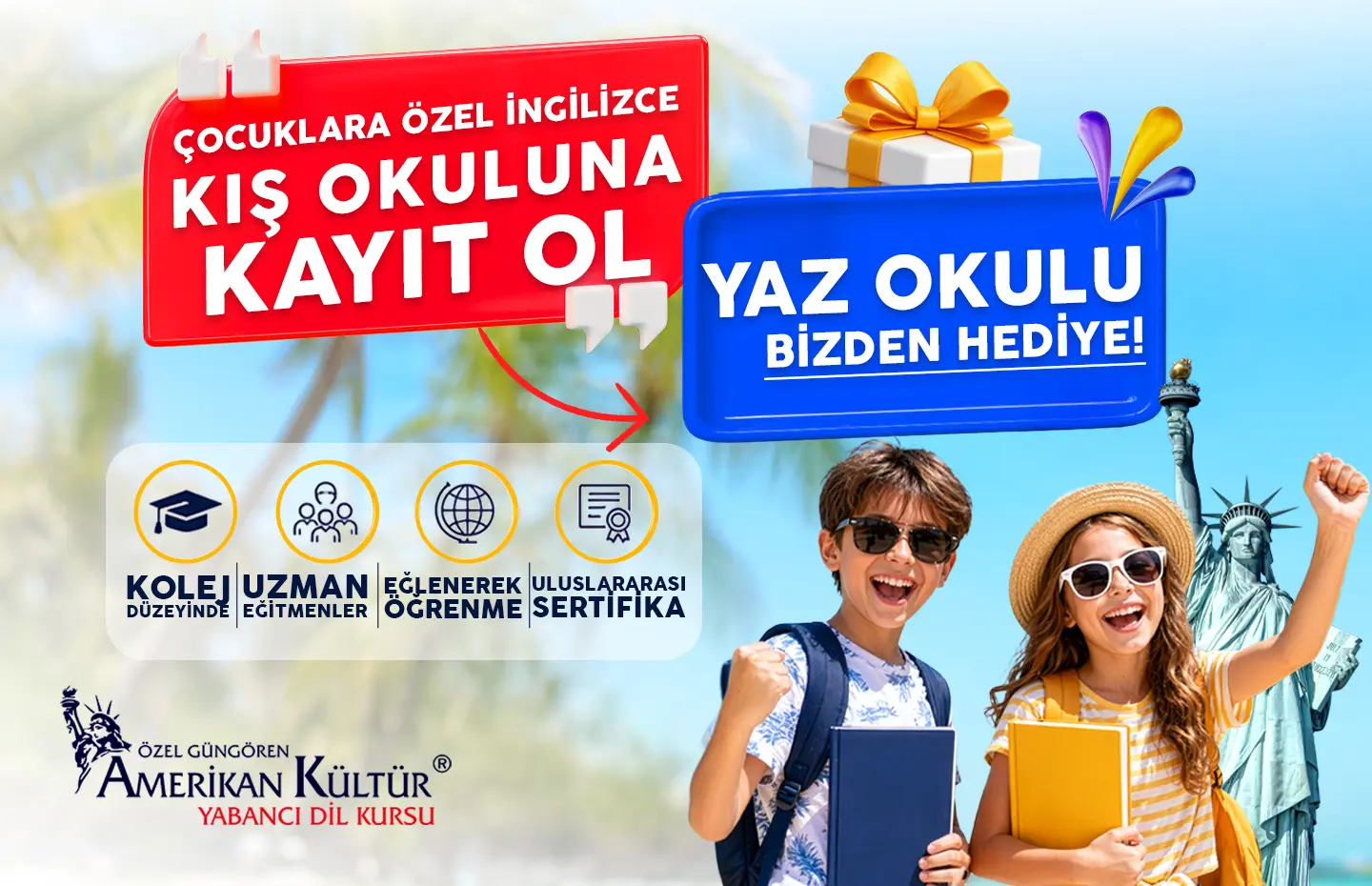 Çocuklara Özel İngilizce Kampanyası