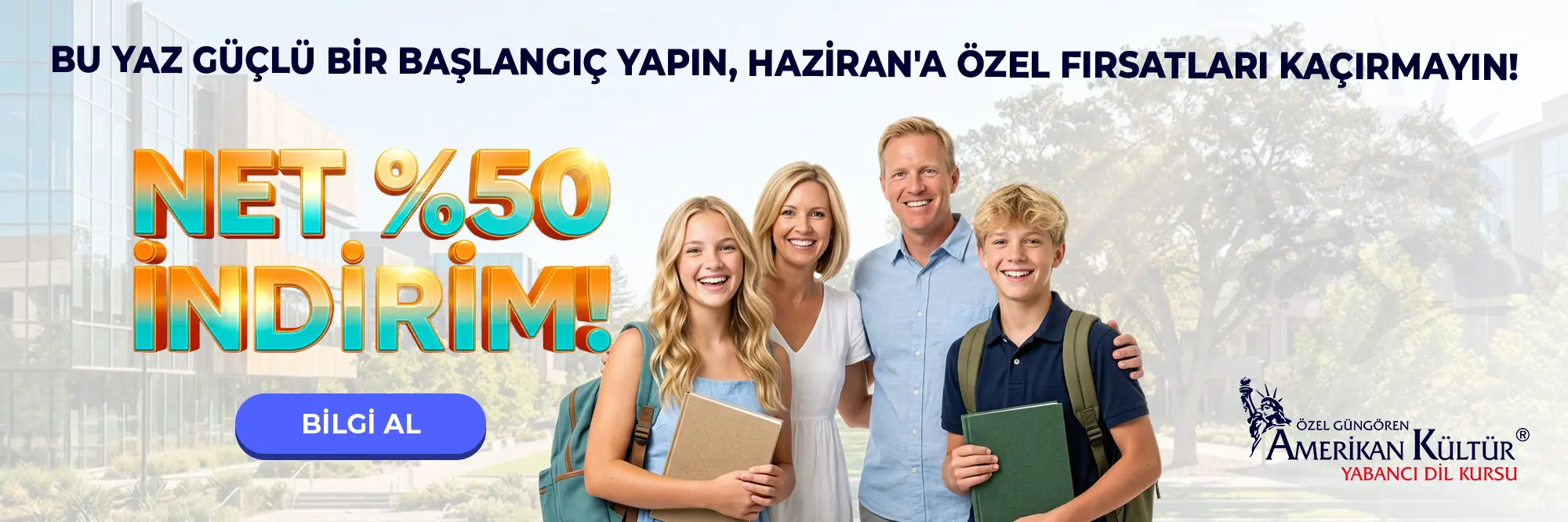 Haziran'a Özel Fırsatları Kaçırmayın! Net %50 İndirim!